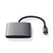 Адаптер Satechi 4-Port USB-C Hub with PD Space Grey (ST-H4CPDM)