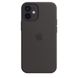 Чохол для iPhone 12 Mini Apple Silicone Case with Magsafe ( Black ) (MHKX3) UA