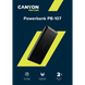 ПЗП CANYON PB-107 10000 mAh PD/QC3.0 18W, Black (CNE-CPB1007B)