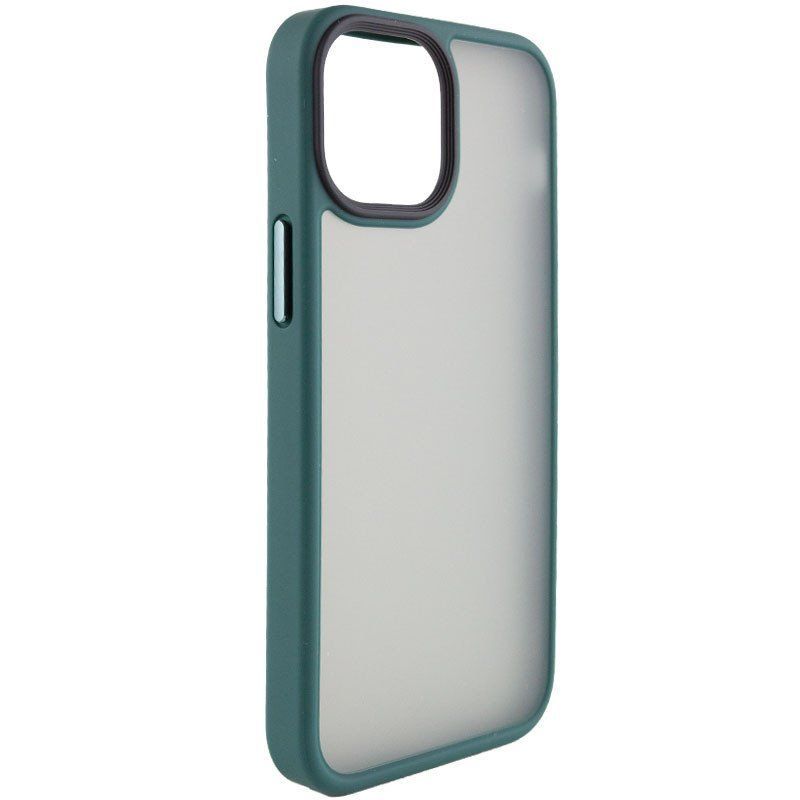 Чохол для iPhone 13 mini Metal Buttons ( Green )