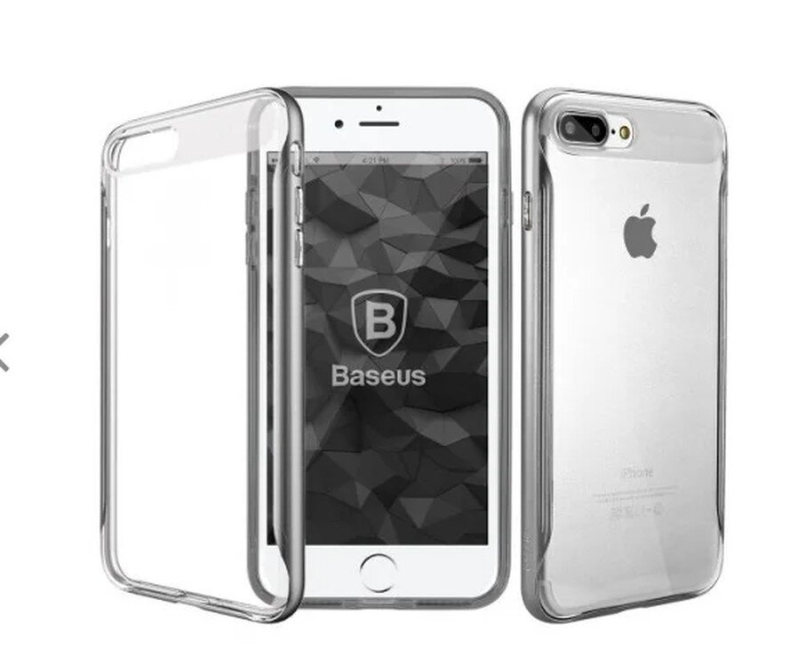 Чохол iPhone 7 Plus Baseus Fusion ( Dark Gray )