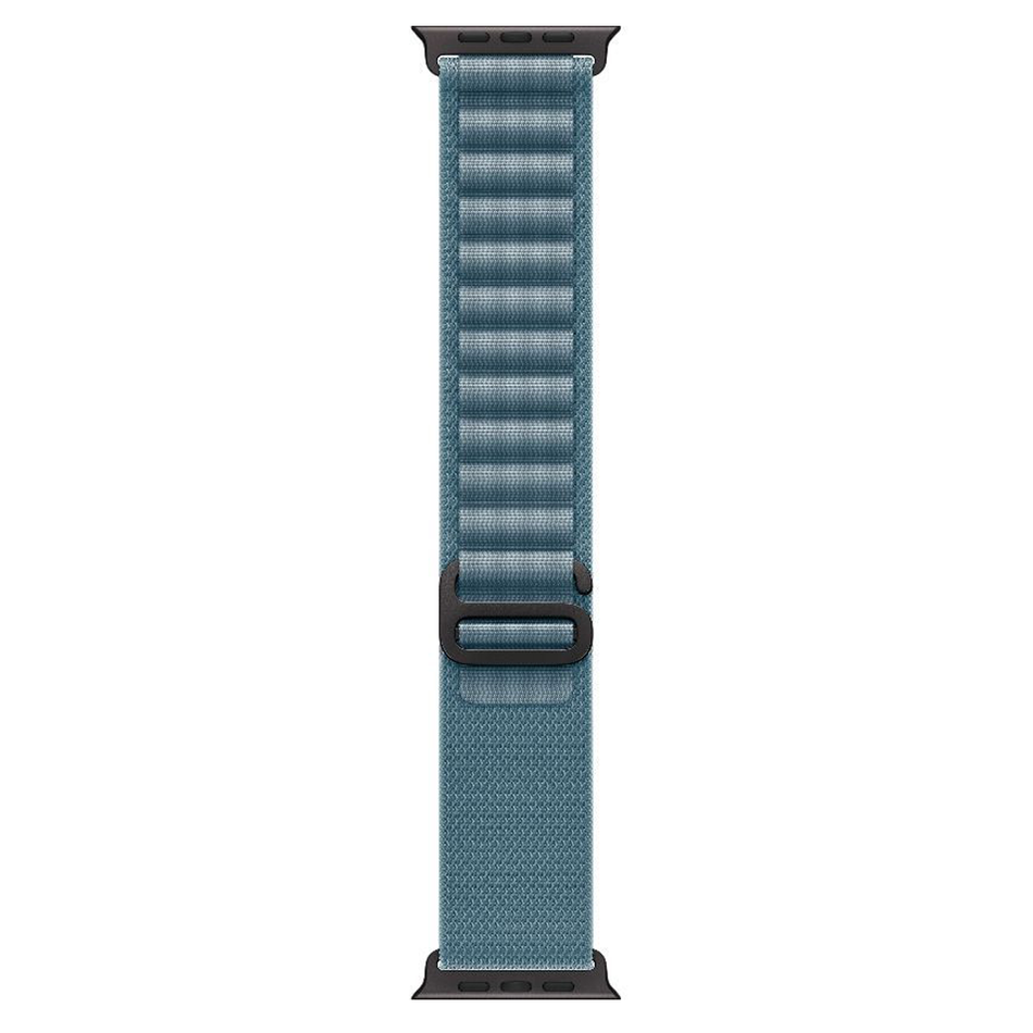 Apple Watch Ultra 3 GPS + Cellular 49mm Black Tit. Case w. Light Blue Alpine Loop - Medium (MG9L4)