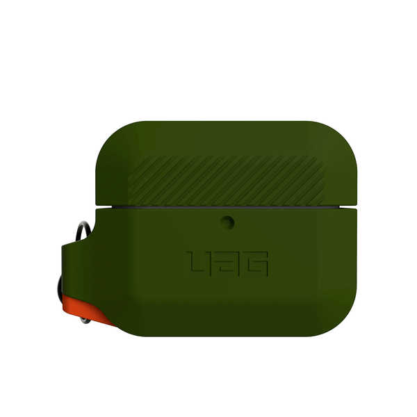 Чехол для AirPods Pro UAG Silicone ( Olive Drab/Orange ) 10225K117297