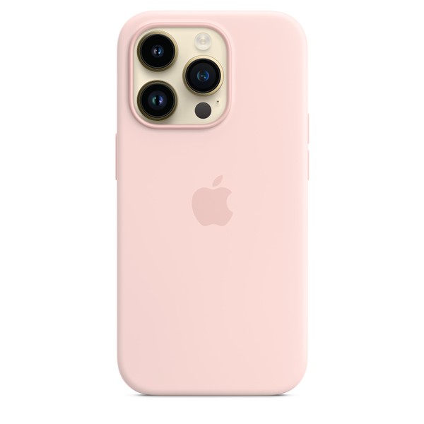 Чехол для iPhone 14 Pro OEM+ Silicone Case wih MagSafe (Pink)