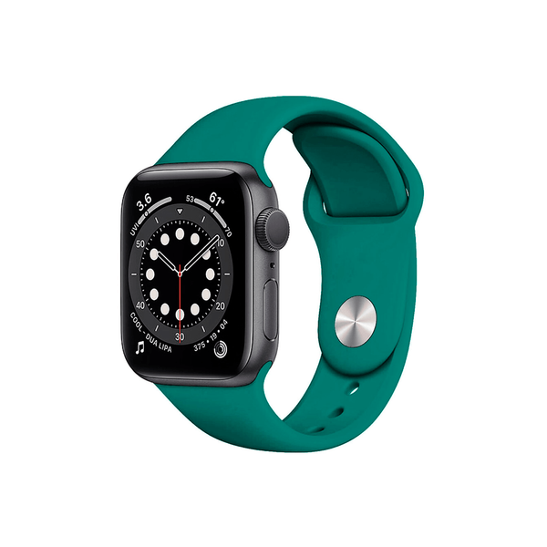 Ремінець для Apple Watch 38/40 mm OEM Sport Band - 3 straps ( Pine/Green )