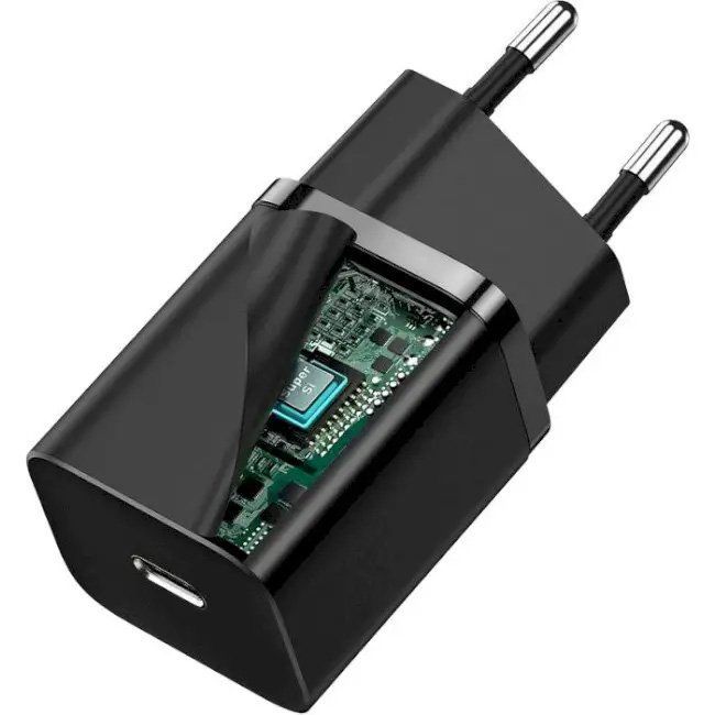 СЗУ Baseus Super Si Quick Charger 1C 30W EU CCSUP-J01 Black