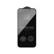 Захисне скло iPhone 15 Pro ZK 2.5D Anti Peep 0.26mm Mesh + Anti Static (Задня плівка в комплекті) ( Black )