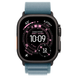 Apple Watch Ultra 3 GPS + Cellular 49mm Black Tit. Case w. Light Blue Alpine Loop - Large (MG9M4)