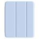 Чохол для iPad Pro 11" (2024) Comma Joy PU Case with Pen Holder Series (Light Blue)