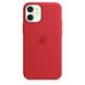 Чехол для iPhone 12 Mini Apple Silicone Case with Magsafe ((Product) Red) (MHKW3) UA