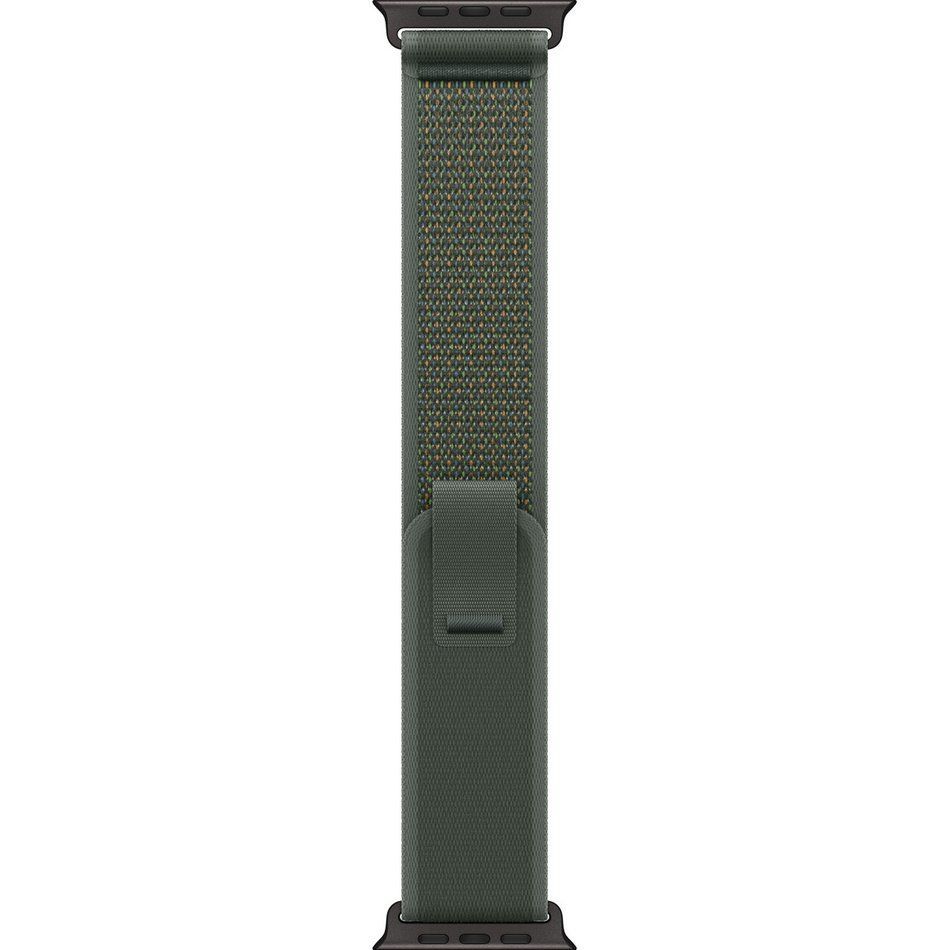 Apple Watch Ultra 2 GPS + Cellular 49mm Black Titanium Case with Green Trail Loop - S/M (MYQ33)