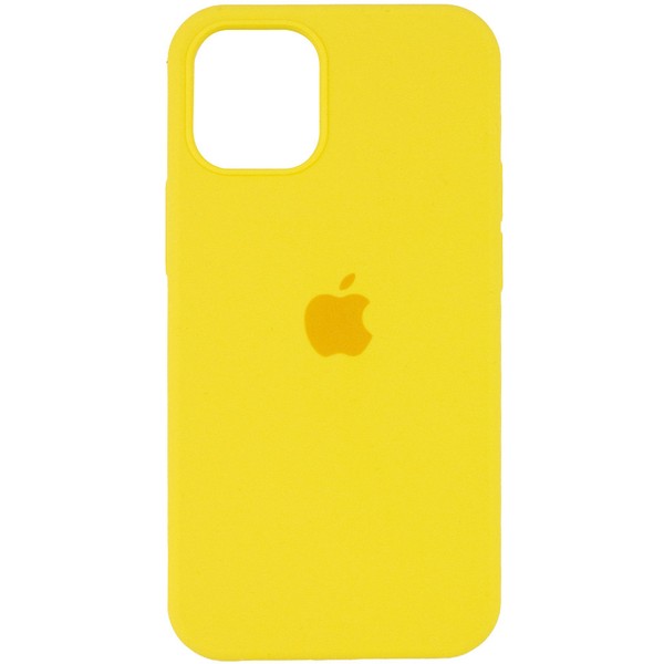Чехол для iPhone 14 Pro OEM- Silicone Case (Neon Yellow)