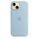 Чехол для iPhone 15 Apple Silicone Case with MagSafe - Light Blue (MWND3)