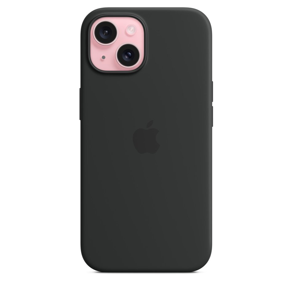 Чохол для iPhone 15 OEM+ Silicone Case wih MagSafe (Black)