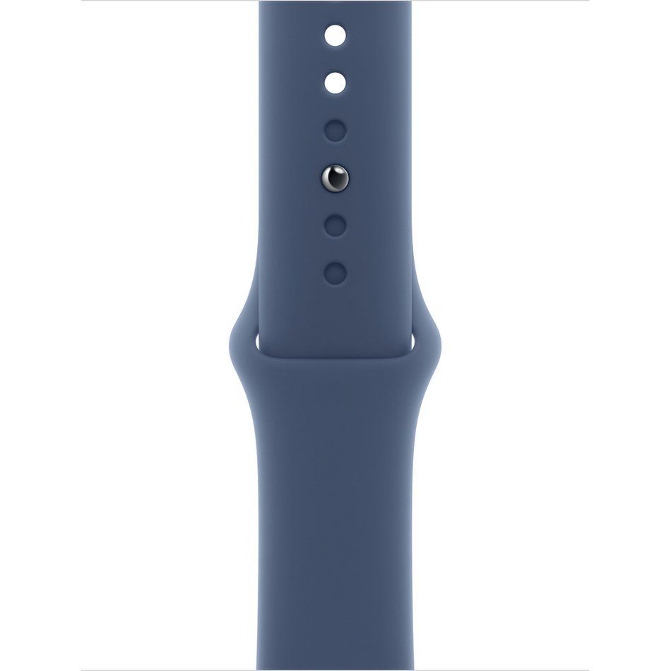 Apple Watch Series 10 GPS + Cellular 42mm Silver Alu. Case w. Denim Sport Band - S/M (MWX33)