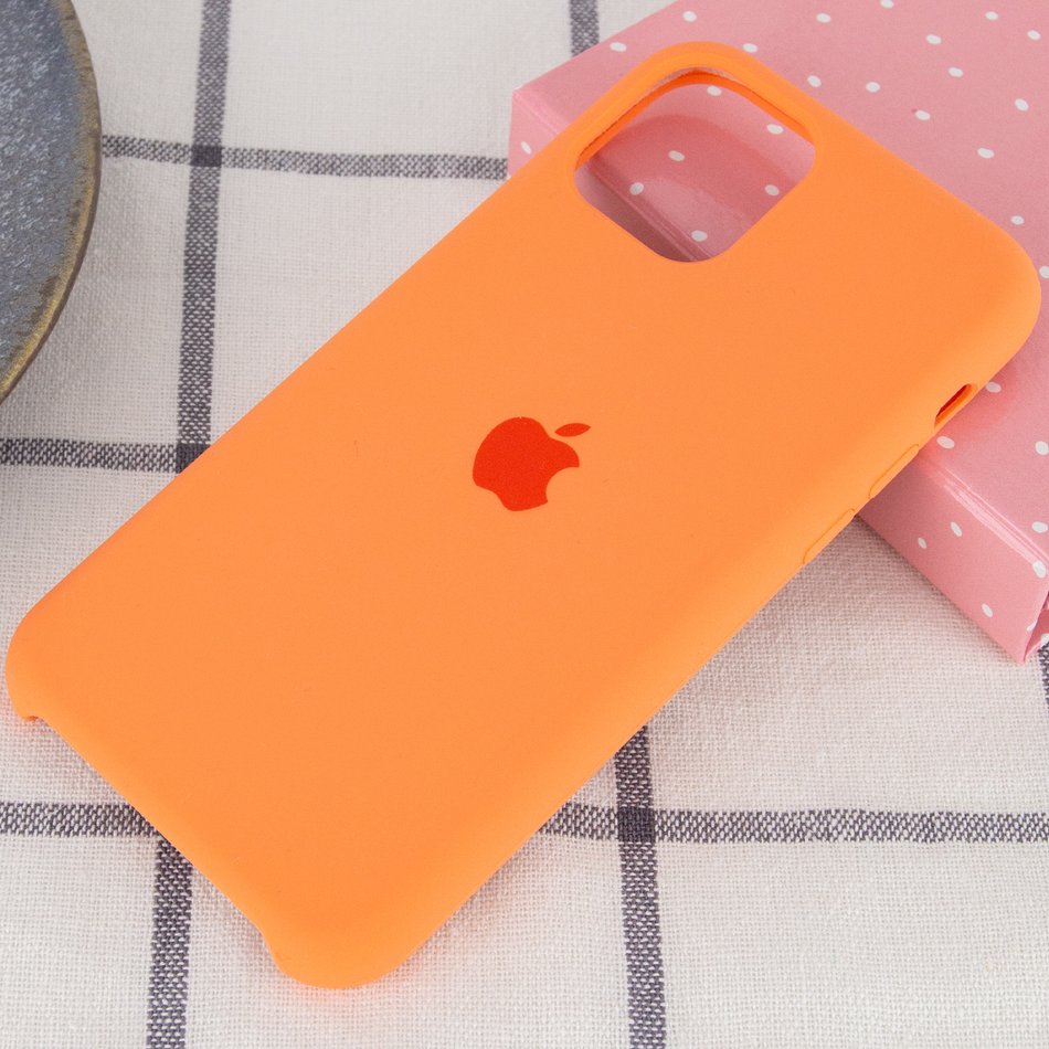 Чохол для iPhone 11 Pro Max OEM Silicone Case ( Papaya )