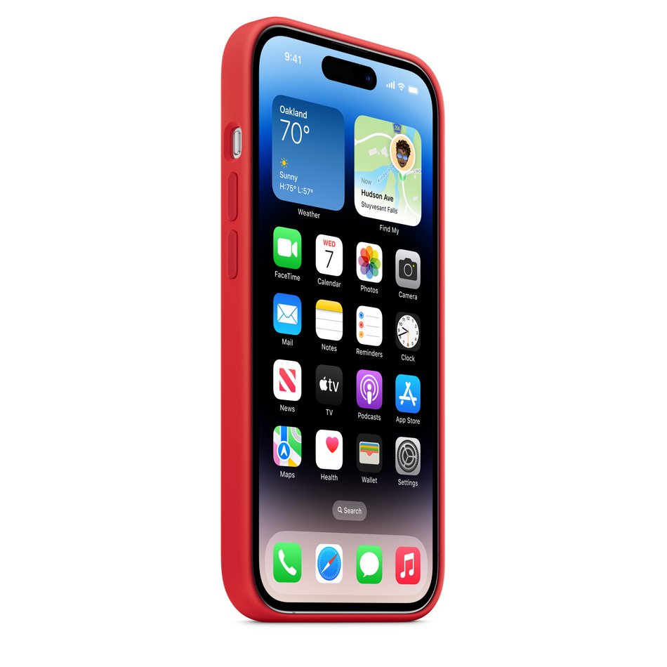 Чохол для iPhone 14 Pro OEM+ Silicone Case wih MagSafe (Red)