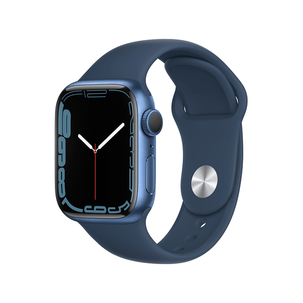 Б/У Apple Watch Series 7 41mm Blue Aluminum Case with Abyss Blue Sport Band (MKN13)
