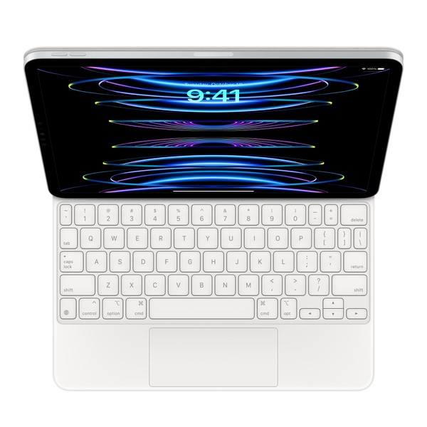 Чохол-клавіатура Apple Magic Keyboard для iPad Air 10,9" (2020)/iPad Pro 11" (2018-2022) White (MJQJ3)