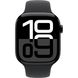 Apple Watch Series 10 GPS + Cellular 46mm Jet Black Alu. Case w. Black Sport Band - M/L (MWY43)