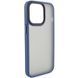 Чохол для iPhone 14 Pro Max Metal Buttons (Blue)