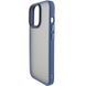 Чохол для iPhone 14 Pro Max Metal Buttons (Blue)