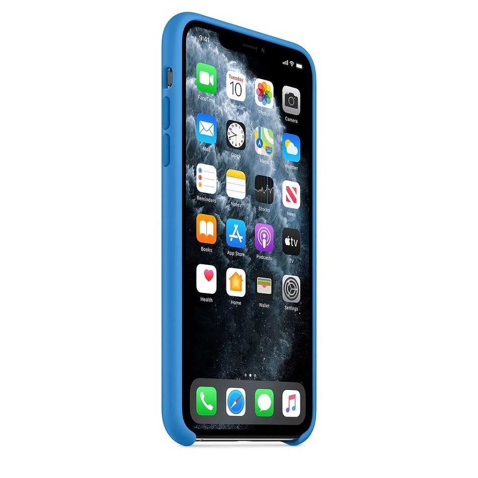 Чехол для iPhone 11 Pro Max OEM Silicone Case ( Surf Blue )