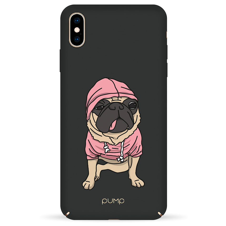 Чехол iPhone Xs Max PUMP Tender Touch Case ( Mops )