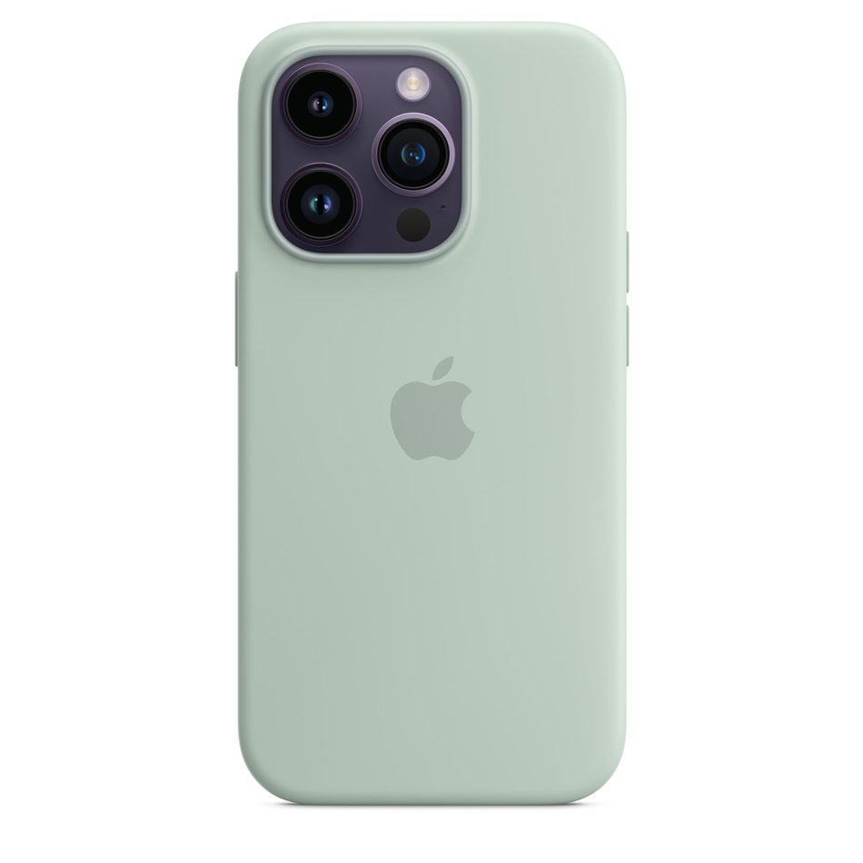 Чехол для iPhone 14 Pro OEM+ Silicone Case wih MagSafe (Succulent)
