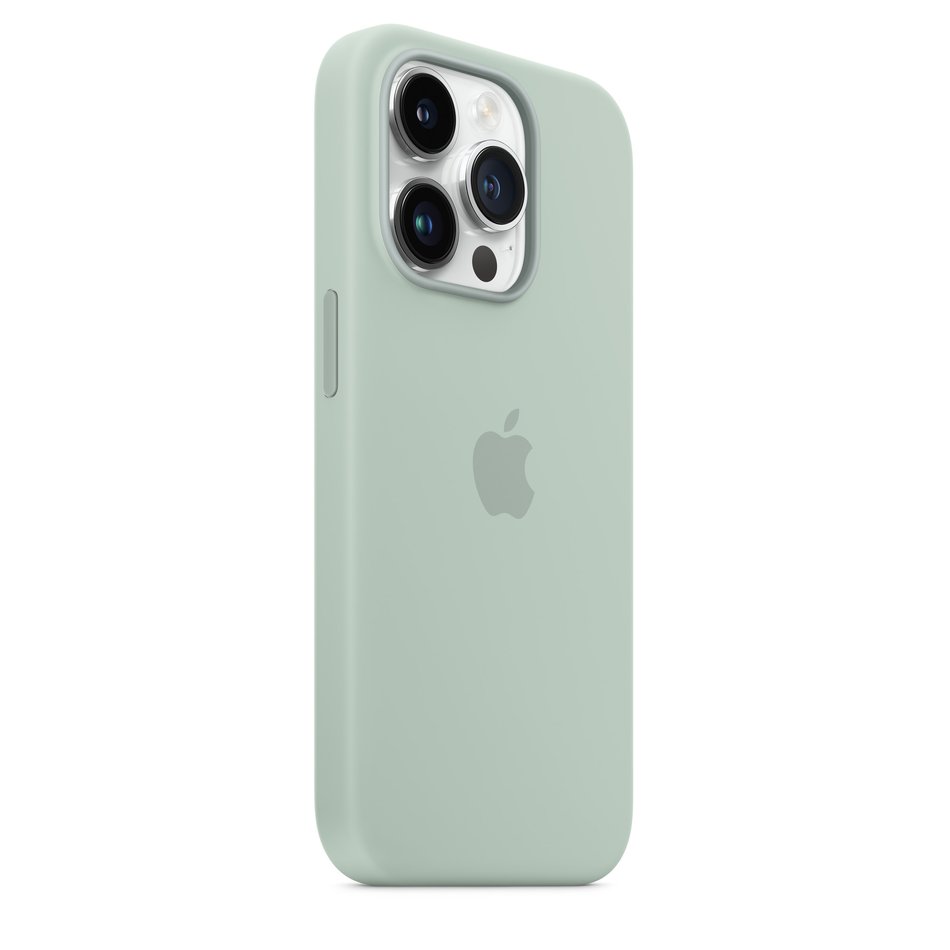 Чохол для iPhone 14 Pro OEM+ Silicone Case wih MagSafe (Succulent)