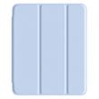 Чехол для iPad Pro 13" (2024) Comma Joy PU Case with Pen Holder Series (Light Blue)