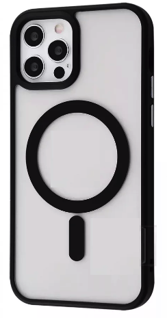 Чохол для iPhone 13 Colorful Matte Case with MagSafe (Black)
