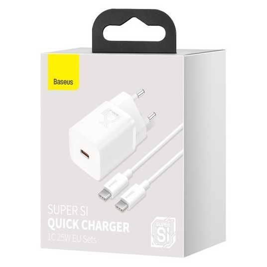 Купить СЗУ Baseus Super Si Quick Charger 1C 25W EU Sets (with Mini