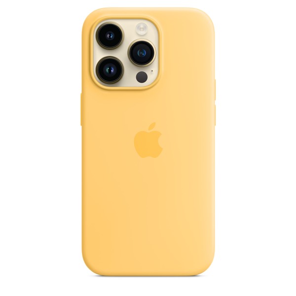 Чехол для iPhone 14 Pro OEM+ Silicone Case wih MagSafe (Sunglow)