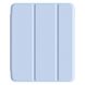 Чехол для iPad Pro 13" (2024) Comma Joy PU Case with Pen Holder Series (Light Blue)