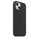 Чехол для iPhone 15 Apple Silicone Case with MagSafe - Black (MT0J3)