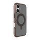 Чохол для iPhone 16 Plus LAUT CRYSTAL MATTER case with MagSafe (Earth Brown) (L_IP24C_CM_BR)