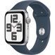 Б/У Apple Watch SE 2 пок. 44mm Silver Aluminum Case with Storm Blue Sport Band