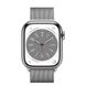 Б/У Apple Watch Series 8 GPS + Cellular 41mm Silver Stainless Steel Case w. Milanese Loop Silver (MNJ73, MNJ83)