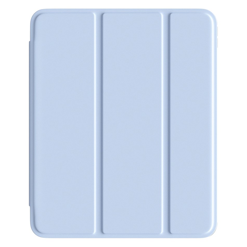 Чехол для iPad Pro 13" (2024) Comma Joy PU Case with Pen Holder Series (Light Blue)