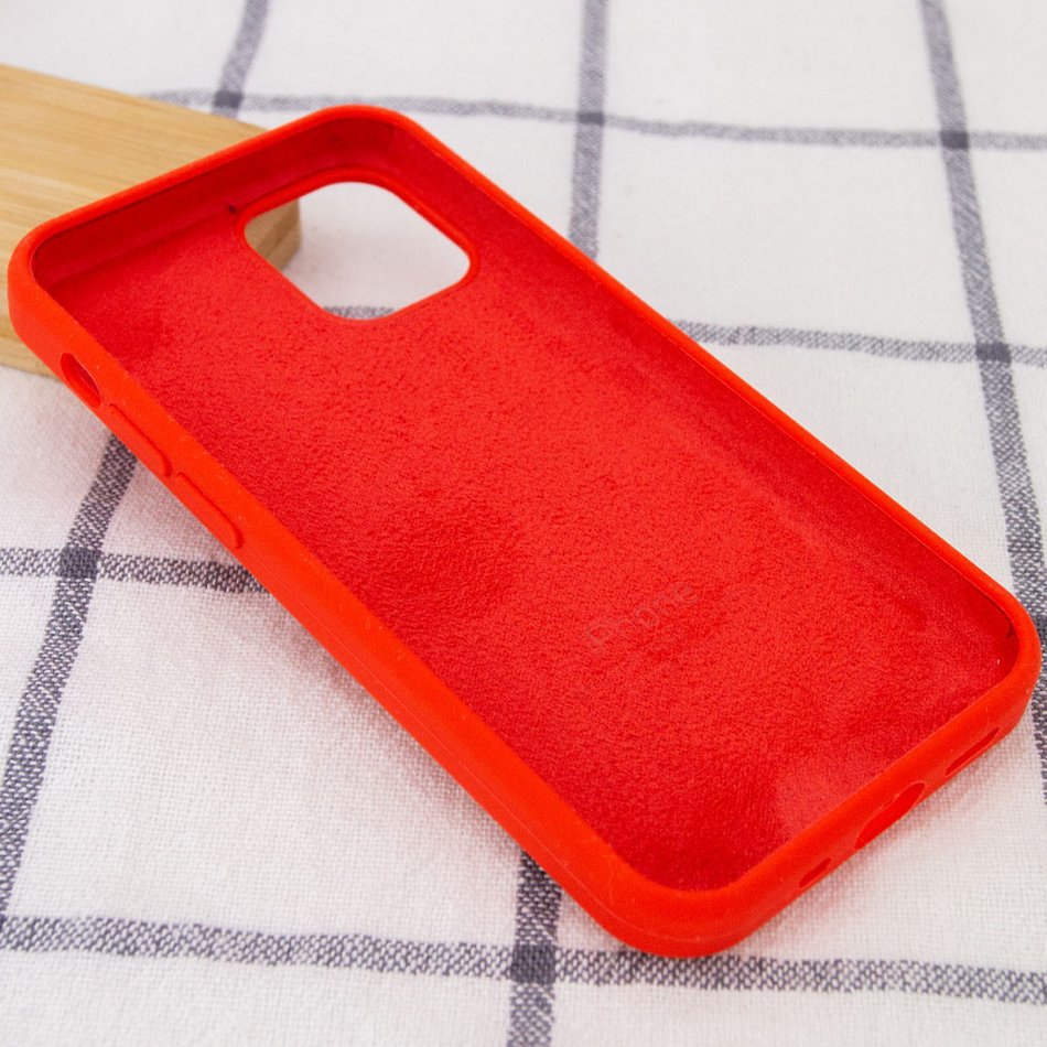 Чохол для iPhone 12 Pro Max OEM- Silicone Case (Red)