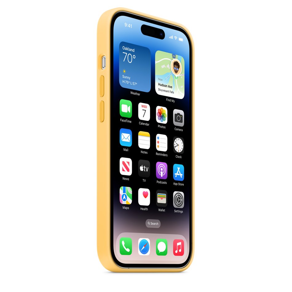 Чохол для iPhone 14 Pro OEM+ Silicone Case wih MagSafe (Sunglow)