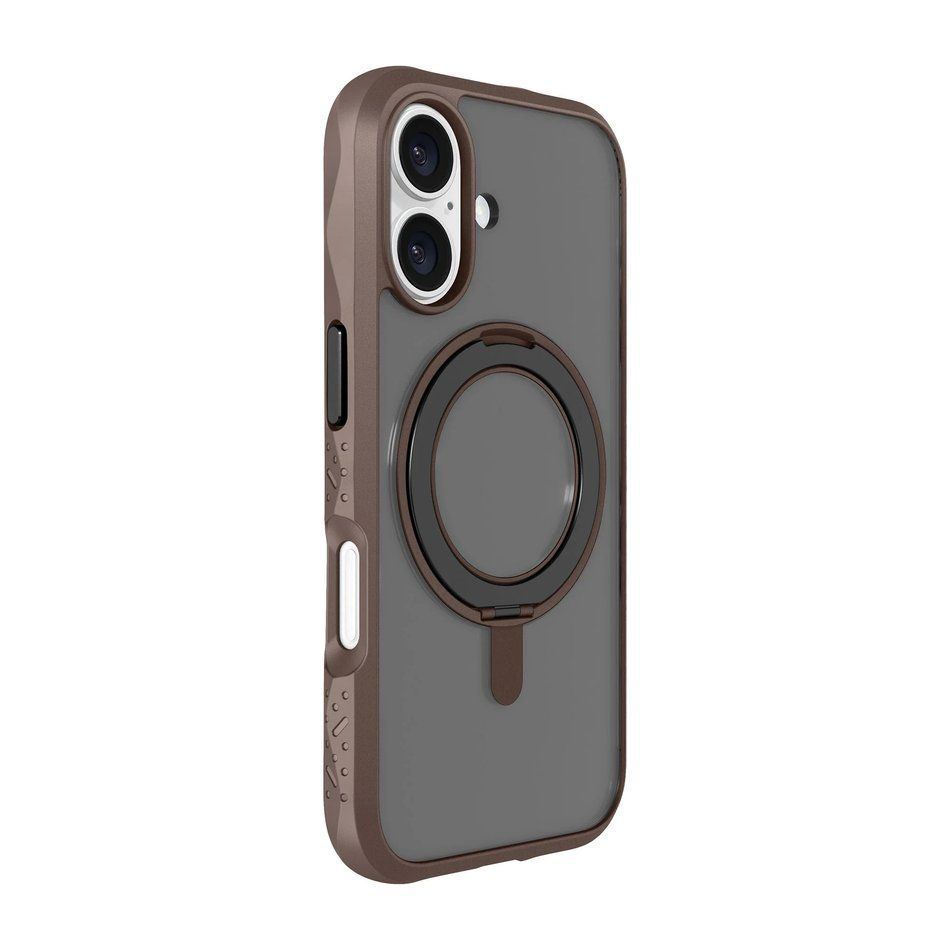Чохол для iPhone 16 Plus LAUT CRYSTAL MATTER case with MagSafe (Earth Brown) (L_IP24C_CM_BR)