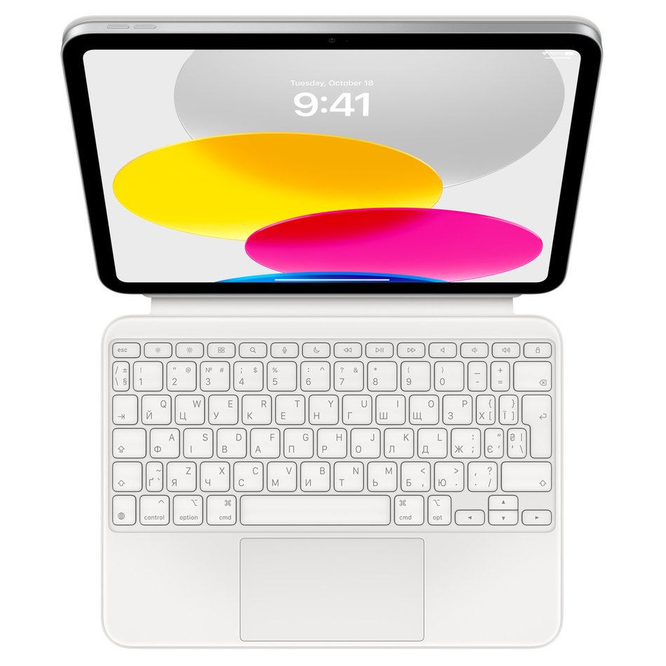 Чехол-клавиатура для iPad 10,9" (2022) Apple Smart Keyboard Folio White (MQDP3) UA