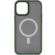 Чехол для iPhone 15 Pro Metal Buttons with MagSafe (Green)