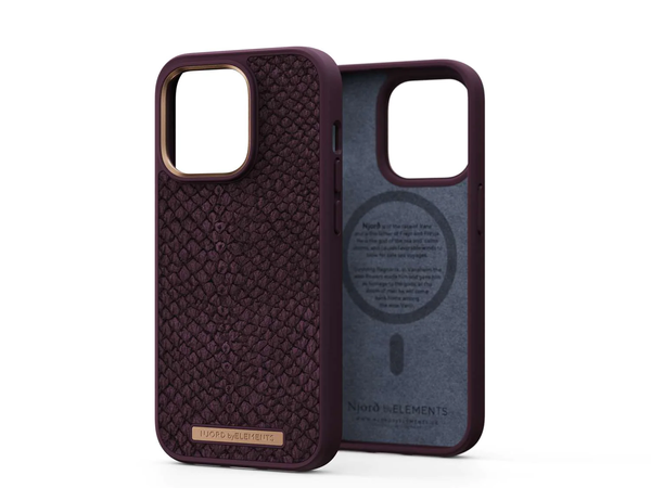 Чехол для iPhone 14 Pro Njord Salmon Leather MagSafe Case Rust (NA43SL03)