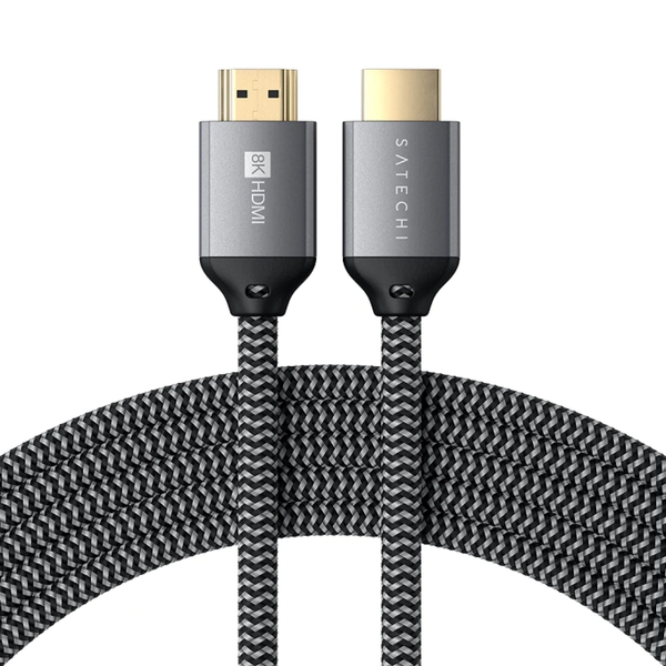 Кабель Satechi 8K HDMI Ultra High Speed Cable Space Gray (ST-8KHC2MM)  Space Gray (001653)