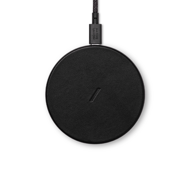 Native Union Drop Classic Leather Wireless Charger Black (700278)