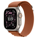 Apple Watch Ultra 3 GPS + Cellular 49mm Natural Tit. Case w. Terra Cotta A. Loop - Small (MFTA4)