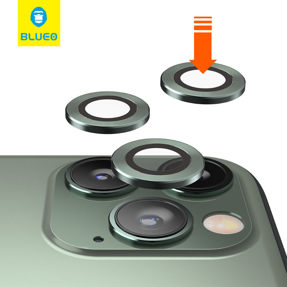Захисне скло для iPhone 11 Pro/11 Pro Max Blueo Armor Phone Camera Lens Protectore ( Gray )